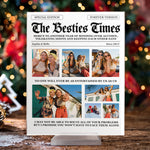 The Besties Times Friendship Our Laughs Are Limitless - Personalized Acrylic Plaque