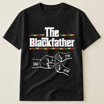 The Black Father Fist Bump Father's Day Gift For Dad, Husband - Personalized Shirt