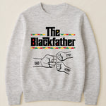 The Black Father Fist Bump Father's Day Gift For Dad, Husband - Personalized Shirt