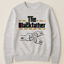 The Black Father Fist Bump Father's Day Gift For Dad, Husband - Personalized Shirt