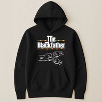 The Black Father Fist Bump Father's Day Gift For Dad, Husband - Personalized Shirt
