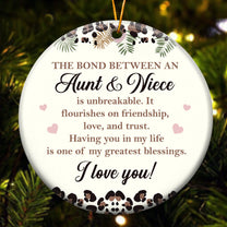 The Bond Between Family Friends Is Unbreakable - Ceramic Ornament