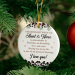 The Bond Between Family Friends Is Unbreakable - Ceramic Ornament