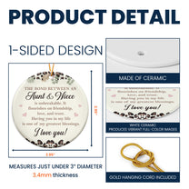 The Bond Between Family Friends Is Unbreakable - Ceramic Ornament