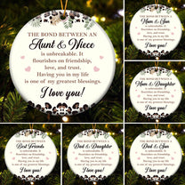 The Bond Between Family Friends Is Unbreakable - Ceramic Ornament