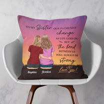 The Bond Between Us Will Always Be Strong - Personalized Pillow (Insert Included)