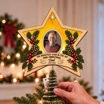 The Brightest Star In The Sky This Christmas - Memorial Light Up - Personalized Christmas Tree Topper