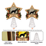 The Brightest Star In The Sky This Christmas - Pet Memorial Light Up - Personalized Christmas Tree Topper