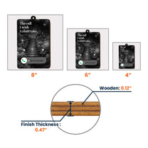 The Call I Wish I Could Take Memorial Gifts - Personalized Wooden Slider Photo Ornament