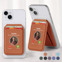 The Call I Wish I Could Take - Personalized Photo Wallet Compatible With Magsafe