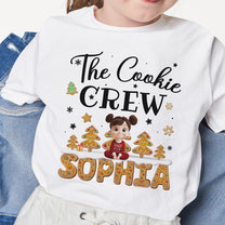 The Cookie Crew Matching Christmas Shirt For Family, Grandparents, Kids - Personalized Shirt