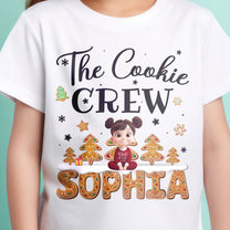 The Cookie Crew Matching Christmas Shirt For Family, Grandparents, Kids - Personalized Shirt