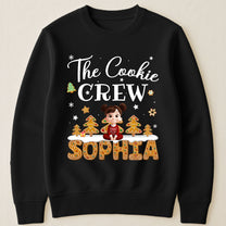 The Cookie Crew Matching Christmas Shirt For Family, Grandparents, Kids - Personalized Shirt