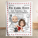 The Cuddle Times F*ck Valentine's Day I Love You Every Day - Personalized Blanket