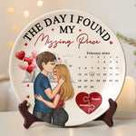 The Day I Found Missing Piece - Personalized Ceramic Plate