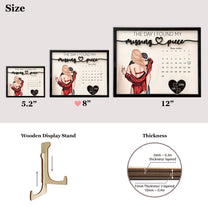 The Day I Found My Missing Piece - Personalized Wooden Plaque