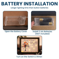 The Day I Found My Missing Piece Valentine's Day Anniversary Gift - Personalized LED Shadow Box