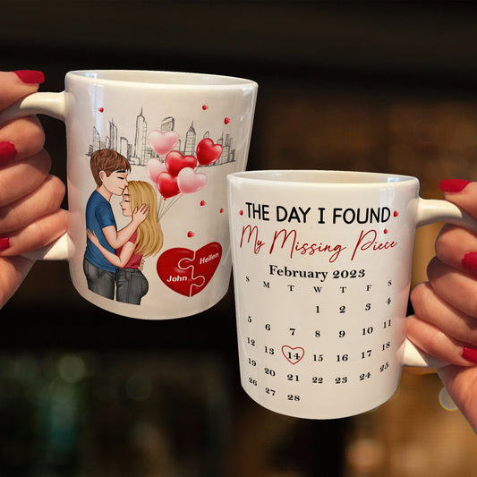 The Day I Found The Missing Piece - Personalized Mug