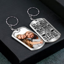 The Day I Met You I Found My Missing Piece - Personalized Photo Keychain