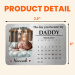 The Day You Became - Personalized Photo Aluminum Wallet Card