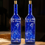 The Day You Became My Mummy - Personalized Bottle Lamp