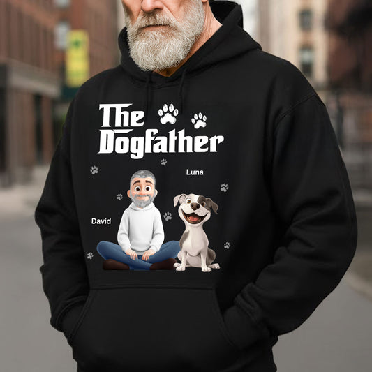 The Dogfather Catfather - Personalized Hoodie