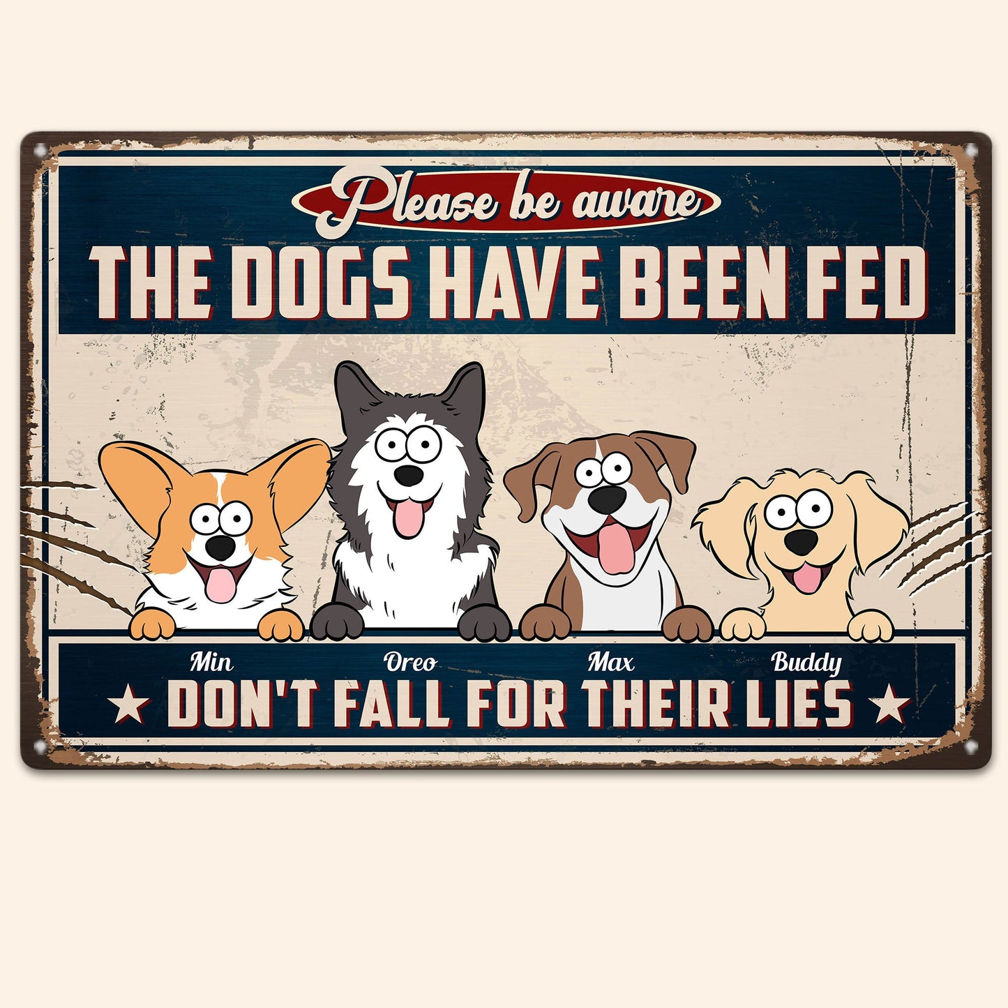 Pets Have Been Fed Don't Fall Their Lies, Personalized Pet Food