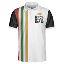 The Dope Black Dad - Custom Polo Shirt