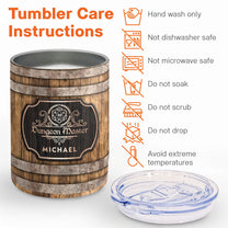 The Dungeon Master Taketh Away - Vintage Version - Personalized 10oz Lowball Tumbler