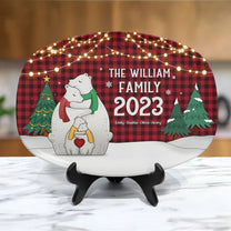 The Family Bear - Personalized Platter
