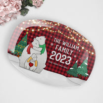 The Family Bear - Personalized Platter