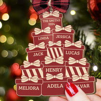 The Family Name - Personalized Wooden Ornament