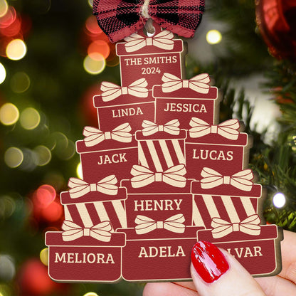 The Family Name - Personalized Wooden Ornament