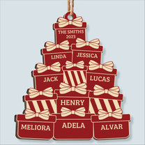 The Family Name - Personalized Wooden Ornament