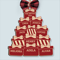 The Family Name - Personalized Wooden Ornament