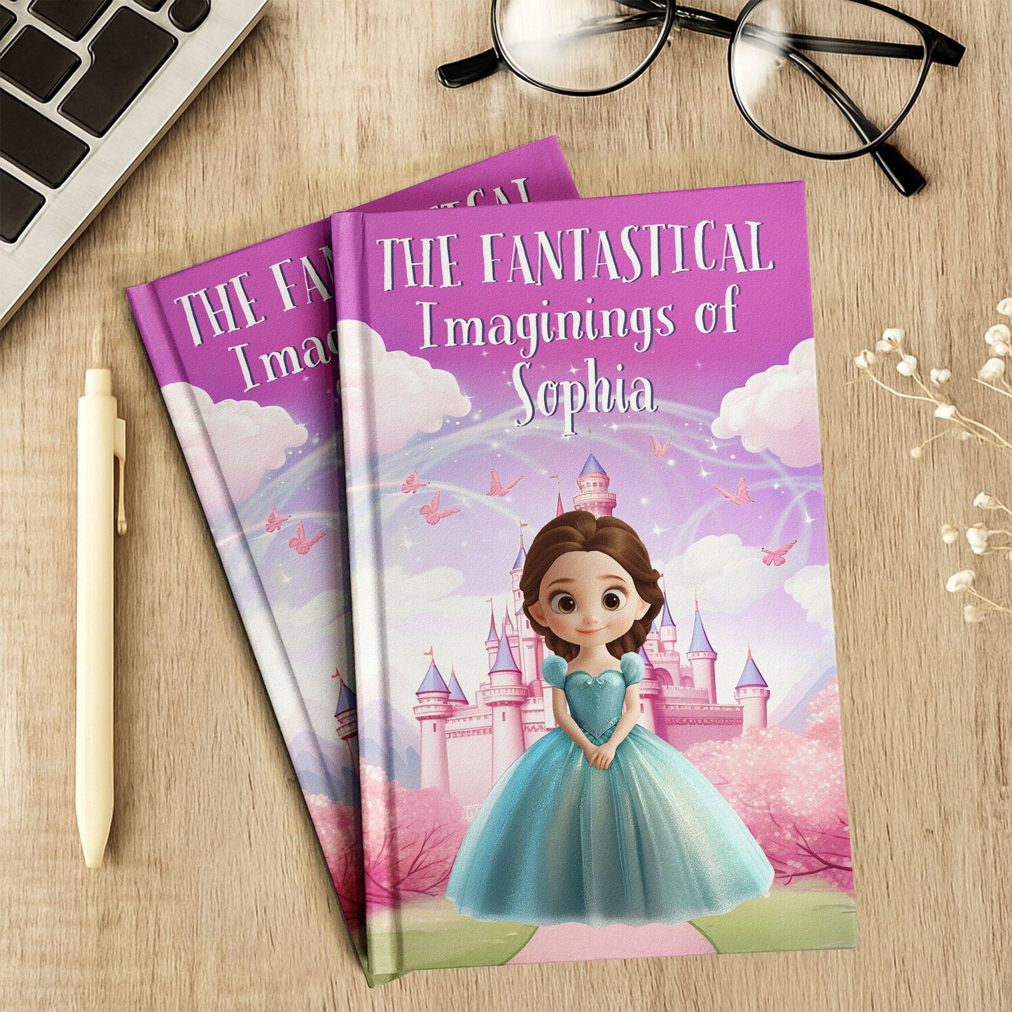 The Fantastical Imaginings Notebook For Kid - Personalized Hardcover Journal