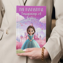 The Fantastical Imaginings Notebook For Kid - Personalized Hardcover Journal