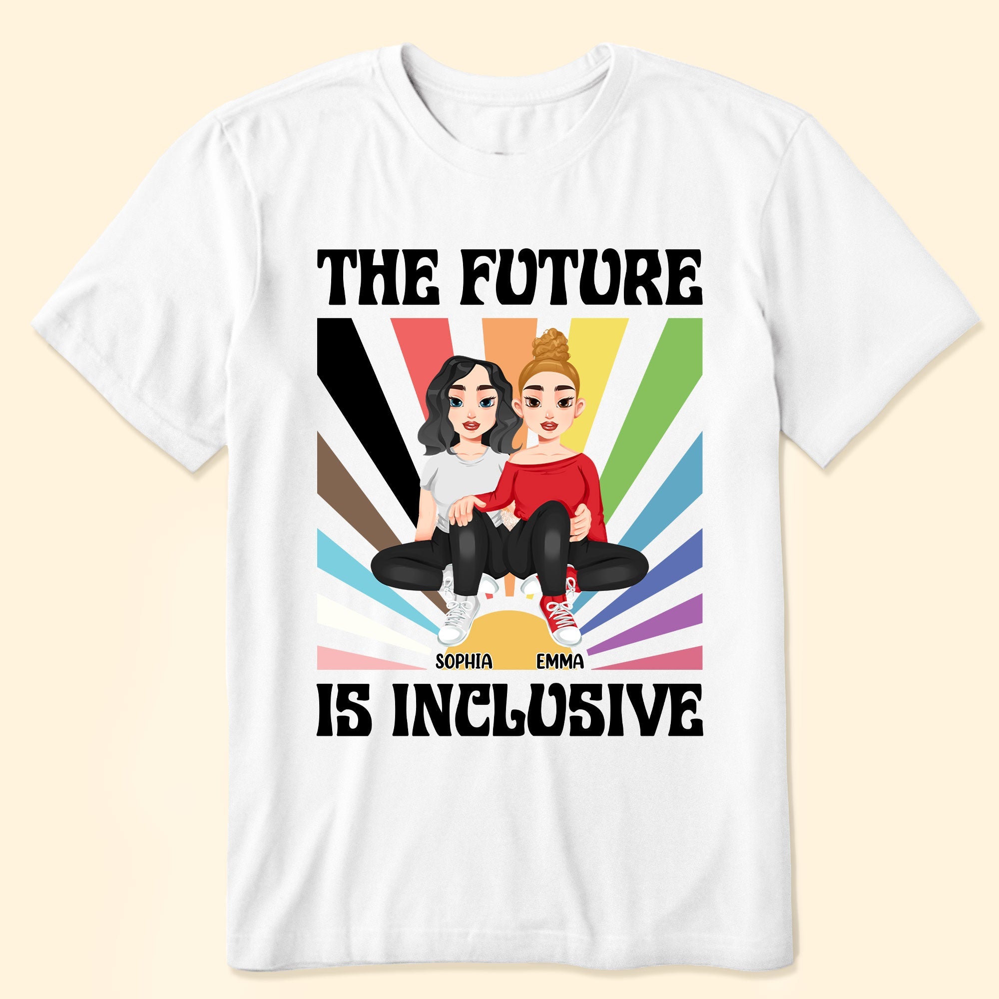 The Future is Inclusive Love Pride Month - Personalized Shirt
