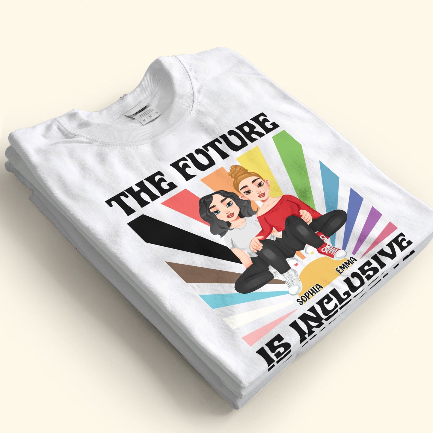 The Future is Inclusive Love Pride Month - Personalized Shirt