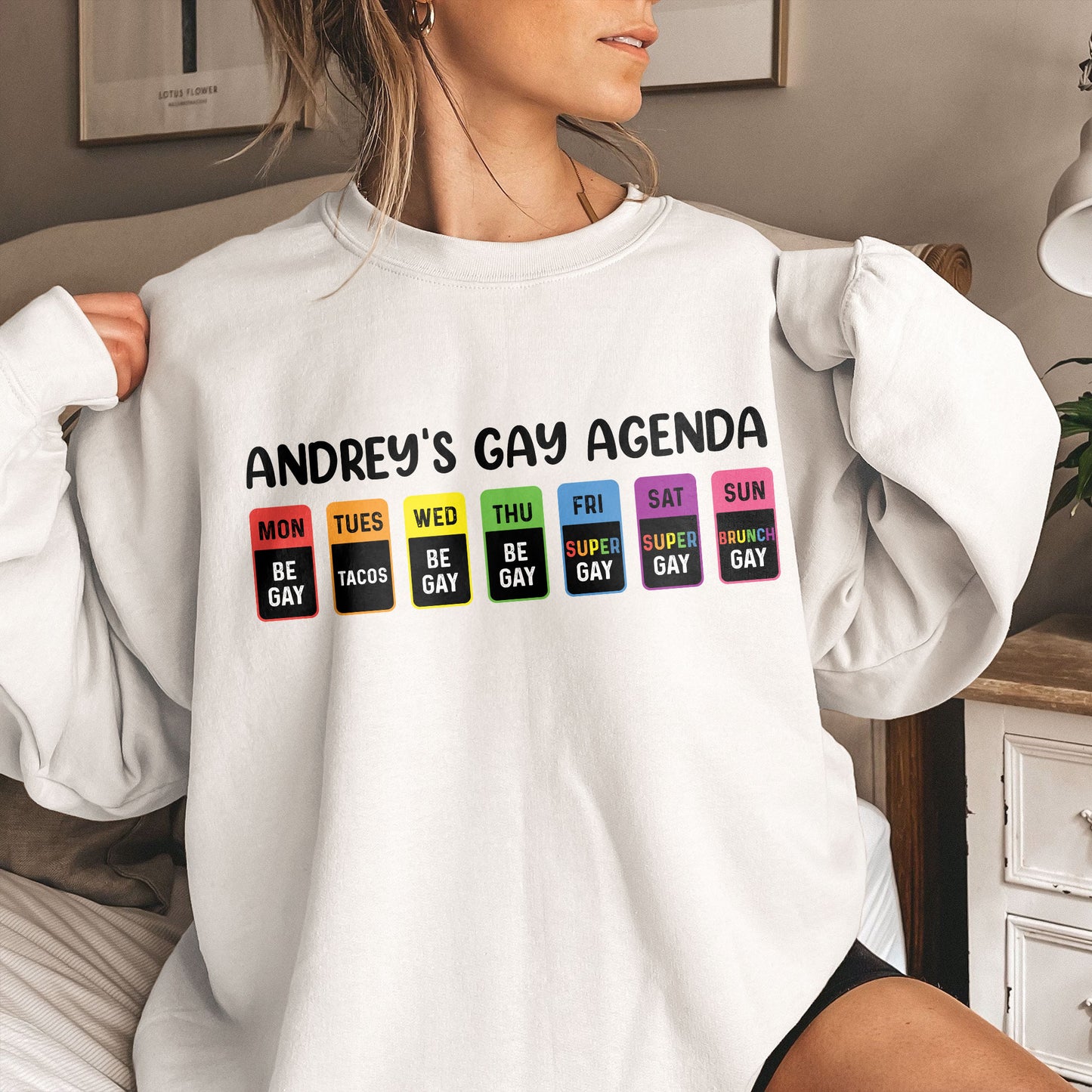 The Gay Agenda - Personalized Shirt