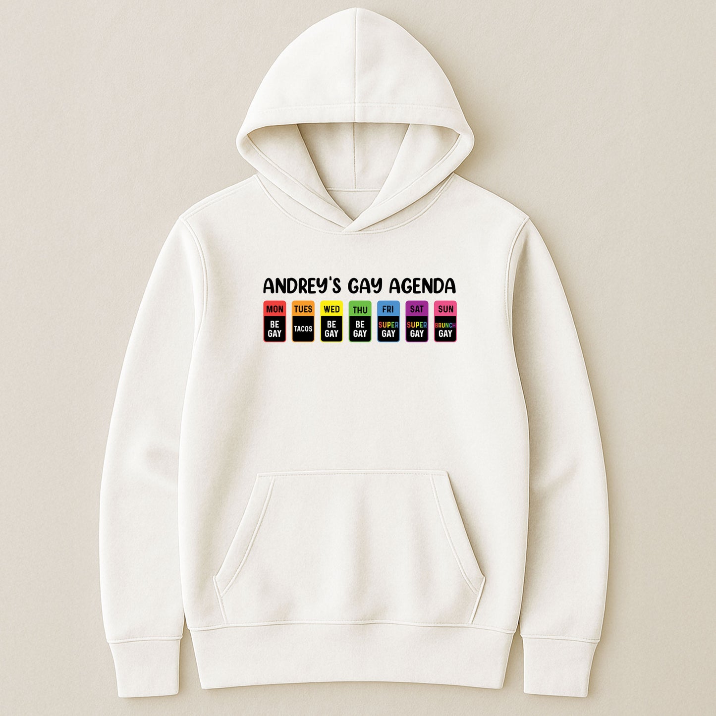 The Gay Agenda - Personalized Shirt