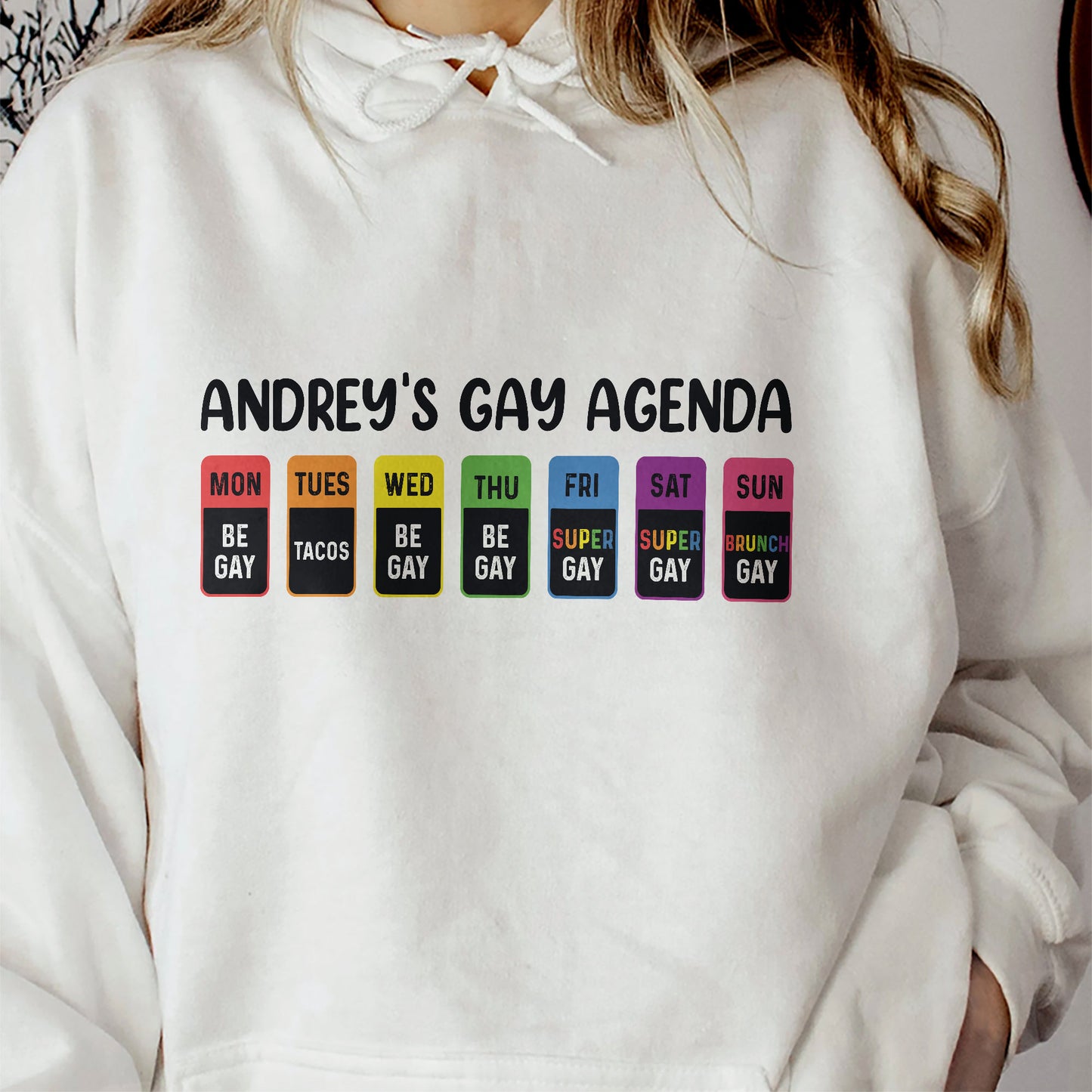 The Gay Agenda - Personalized Shirt