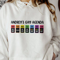 The Gay Agenda - Personalized Shirt