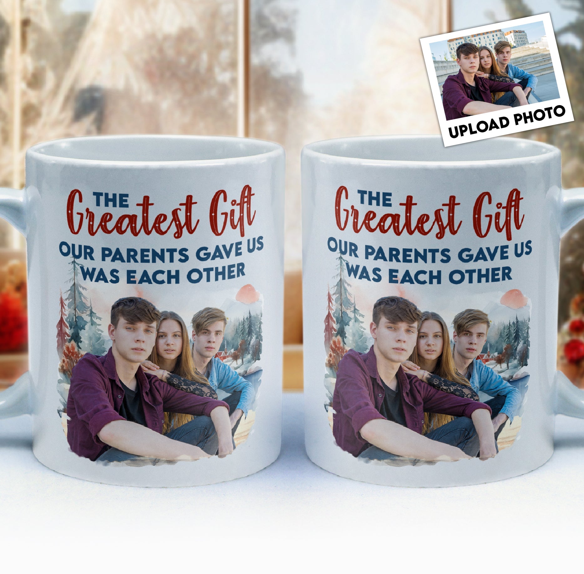 Personalized Mug - Topic - Personalized Mug - 2 Girls - Because Of You I  Laugh A Little Harder Cry A Little Less And Smile A Lot More | Personalized  mugs, Custom photo mugs, Personalised