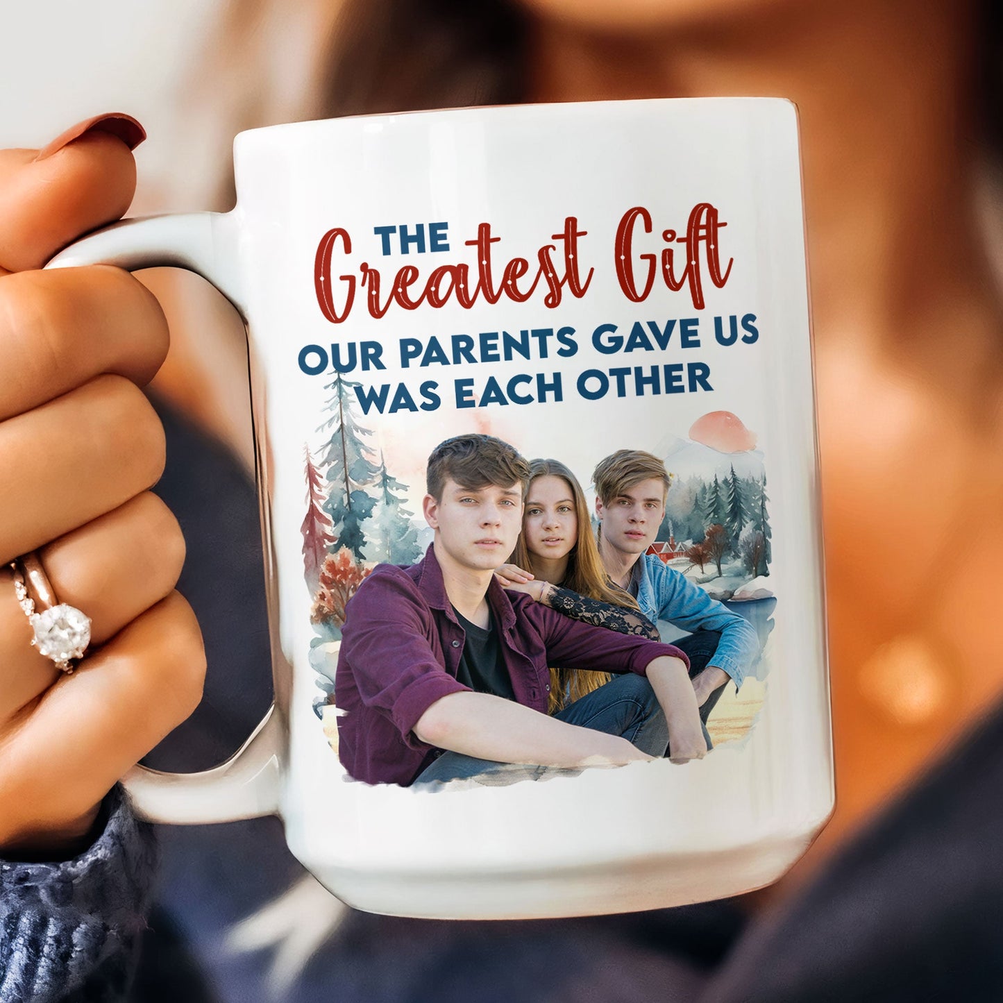 The Gift Our Parents Gave - Personalized Photo Mug