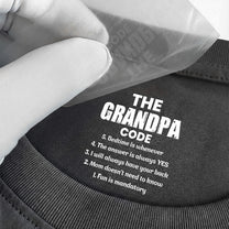 The Grandpa Code - Personalized Shirt