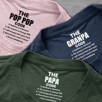The Grandpa Code - Personalized Shirt