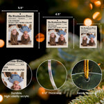The Grandparents Times Grandkids - Personalized Acrylic Photo Ornament