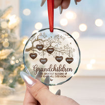 The Greatest Blessing - Personalized Glass Ornament