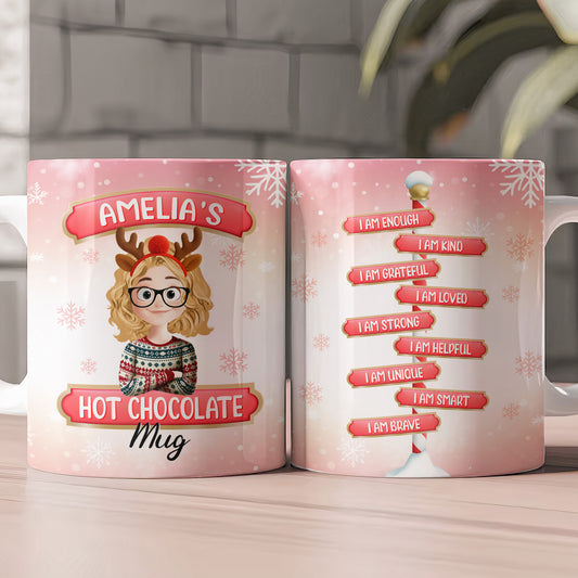 Kid Hot Chocolate Christmas - Personalized Mug